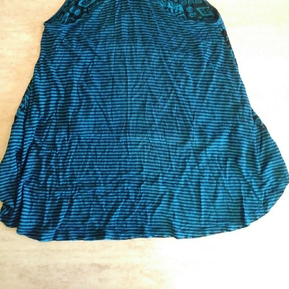 Blue sexy shirt with designs